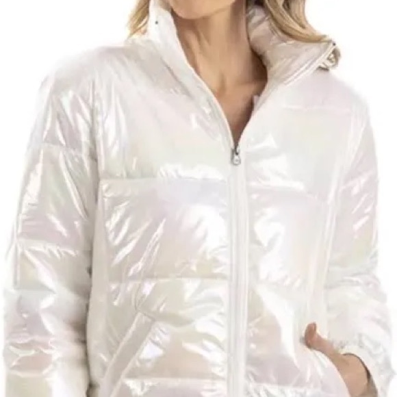 Katydid Iridescent Puffer Jacket XL NWT - Picture 8 of 9